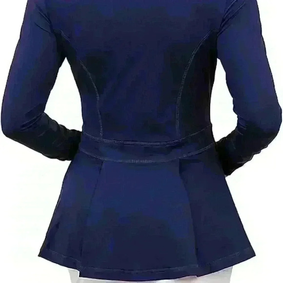 SOFIBELLA Pleated Jacket - Navy NWT XL - Picture 4 of 4